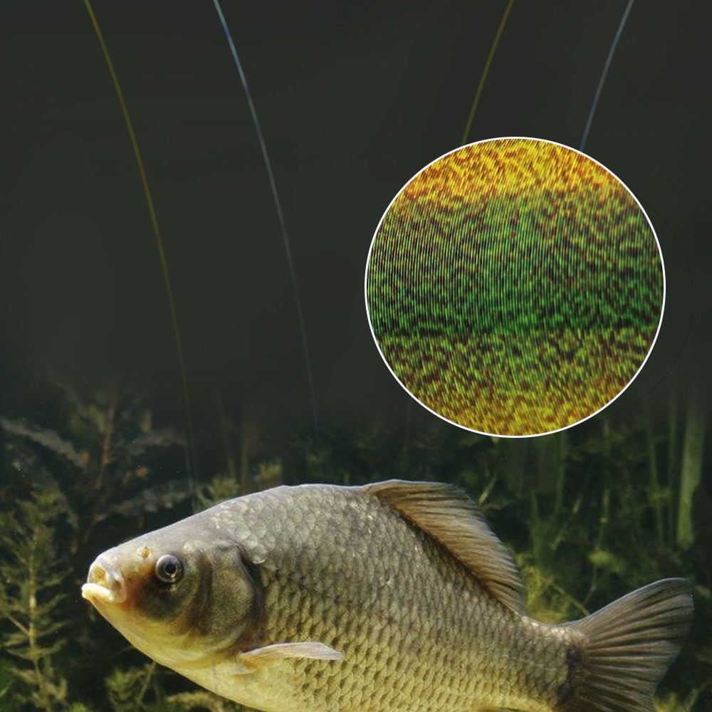 Ftk 300/500m Invisible Fishing Line Speckle Fluorocarbon Coating Line