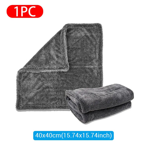 1200GSM/600GSM Microfiber Car Cleaning Towel Double-Sided Super