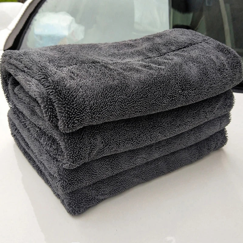 1200GSM/600GSM Microfiber Car Cleaning Towel Double-Sided Super