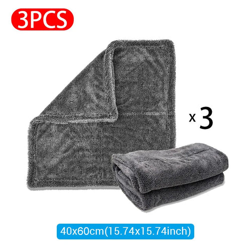 1200GSM/600GSM Microfiber Car Cleaning Towel Double-Sided Super